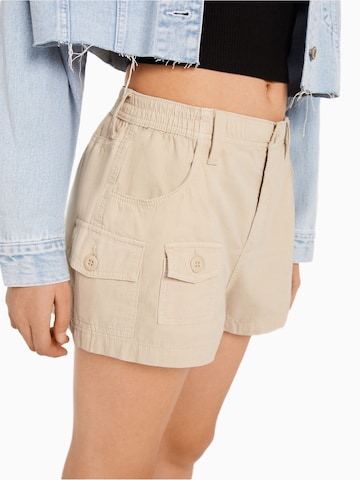 Loosefit Pantaloni cargo di Bershka in beige