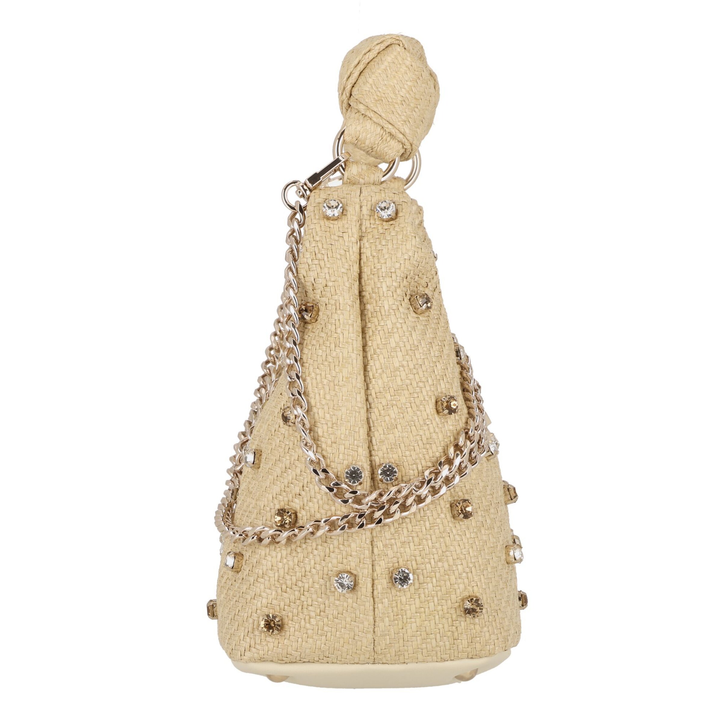 GUESS Handtasche 'Isotta' in Beige