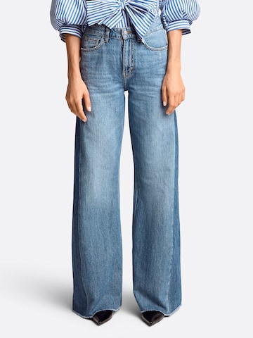 Rich & Royal Wide Leg Jeans i blå: forside