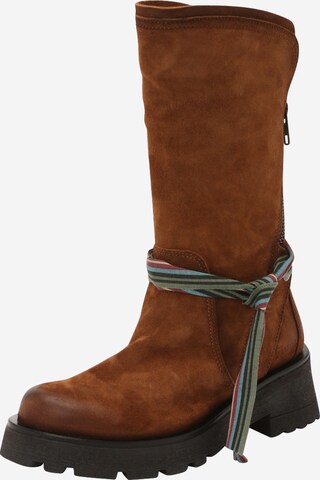 Bottes 'Nadir' FELMINI en marron : devant