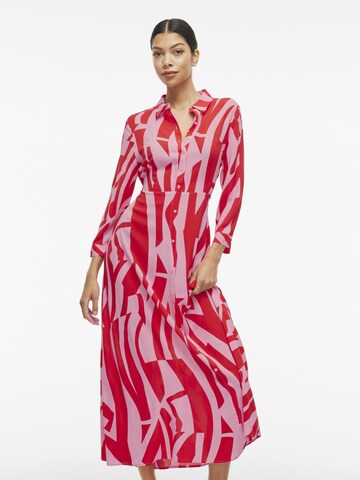 VILA Blousejurk 'VIAya Paya' in Rood: voorkant