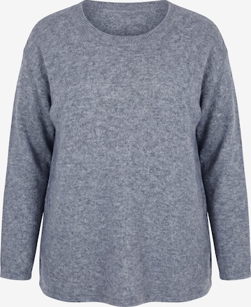 Ulla Popken Pullover in Grau: Vorderseite