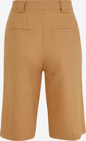 Y.A.S Tall Regular Bandplooibroek 'FANA' in Beige