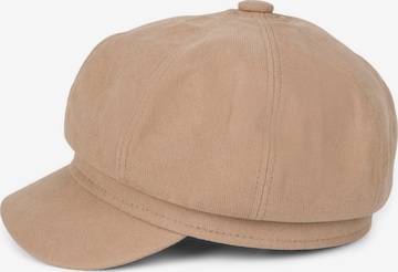 styleBREAKER Mütze 'Weiche Ballonmütze Einfarbig' in Braun