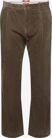 ESPRIT Pleat-Front Pants in Brown: front