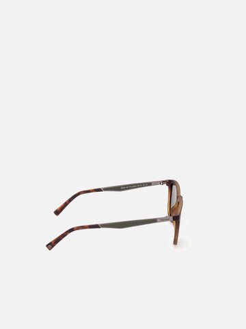 TIMBERLAND Zonnebril 'Timberland TB9235 Dark havana 53/19/145 MAN Sunglasses' in Bruin