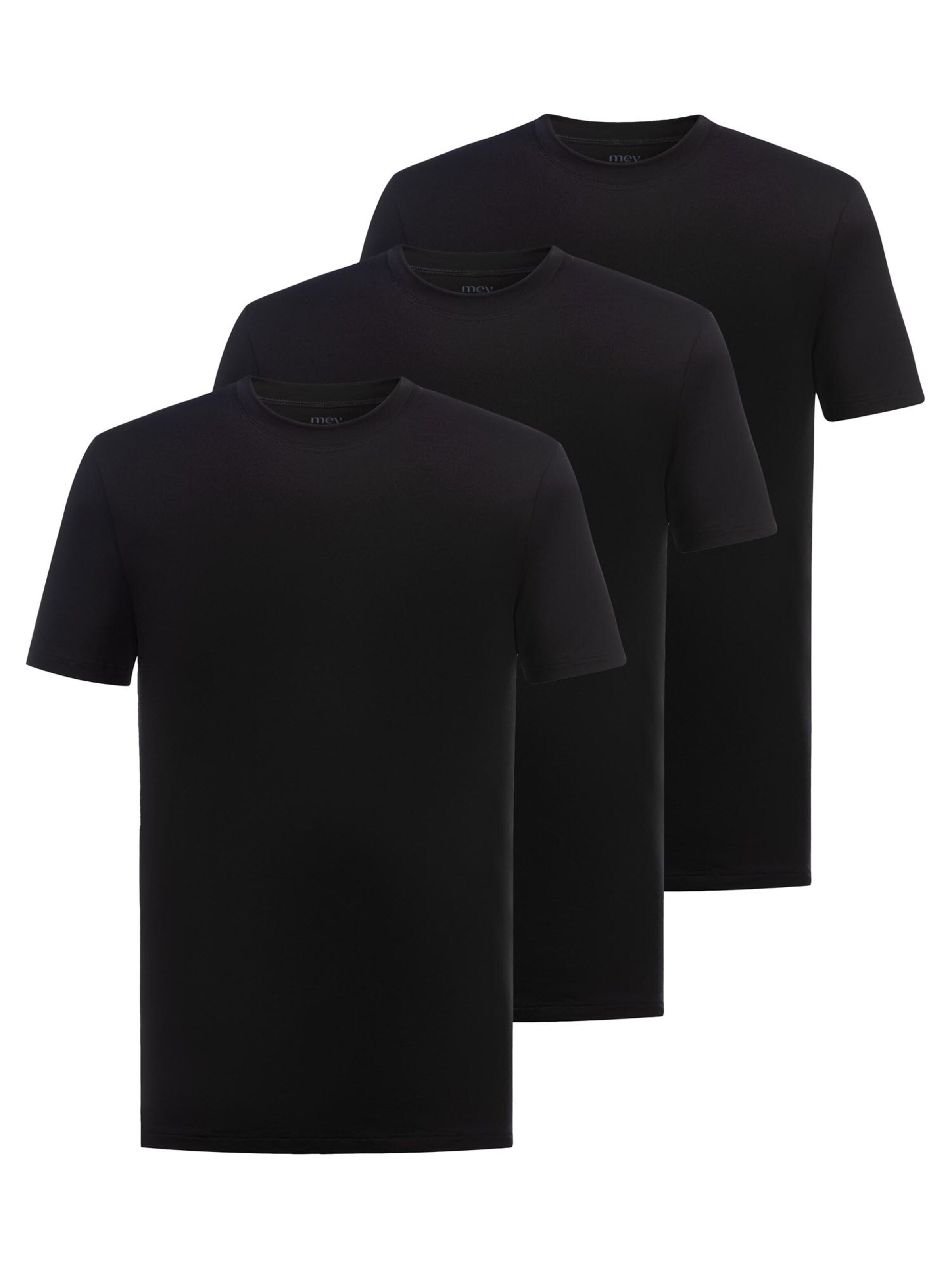Mey Unterhemd 'Dry Cotton'‌‌‌‌‌‌‌ in Schwarz: Vorderseite