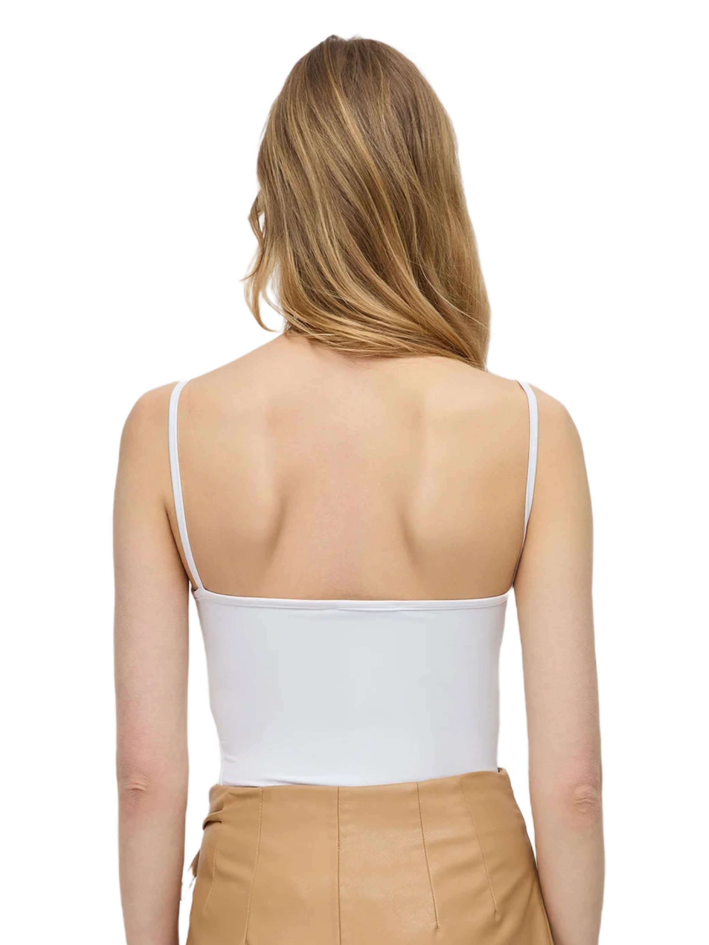 No Matter What Blouse Bodysuit in White