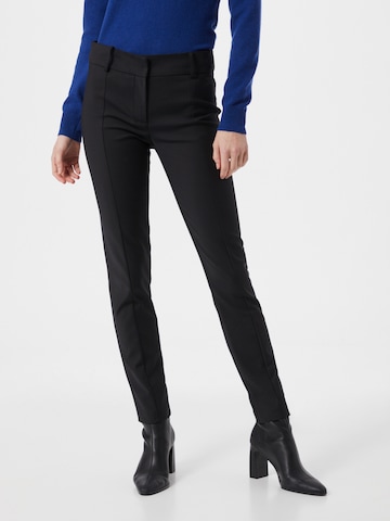 Coupe slim Pantalon PATRIZIA PEPE en noir : devant