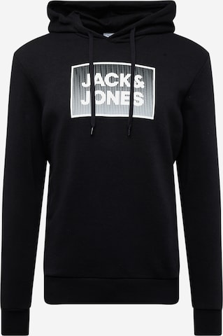 JACK & JONES - Sudadera 'STEEL' en negro: frente