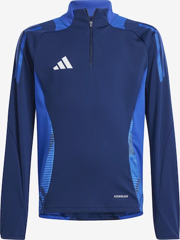 ADIDAS PERFORMANCE Sportsweatjacke in Blau: Vorderseite