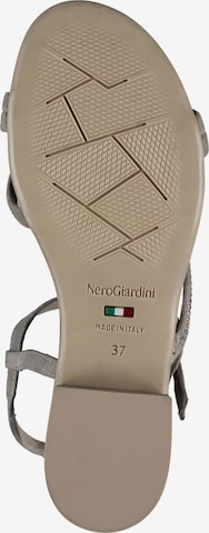 Nero Giardini Strap Sandals in Silver