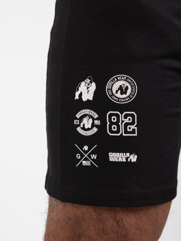 Coupe slim Pantalon de sport 'Lopez' Gorilla Wear en blanc