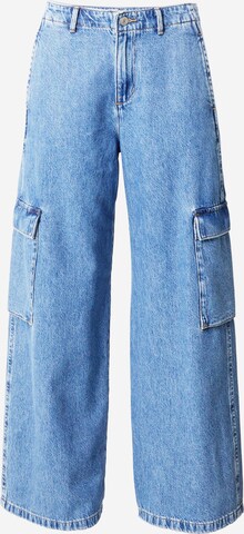 Loosefit Pantaloni eleganți 'Baggy Cargo Denim' de la LEVI'S ® pe albastru: față