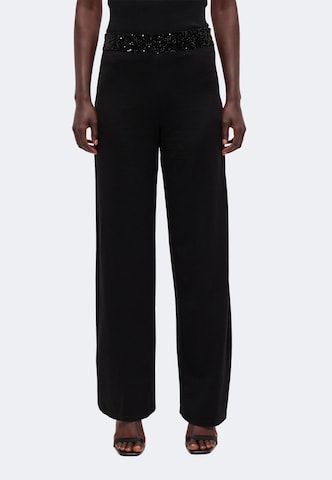 ABOUT YOU Loose fit Pants 'Joy' in Black: front