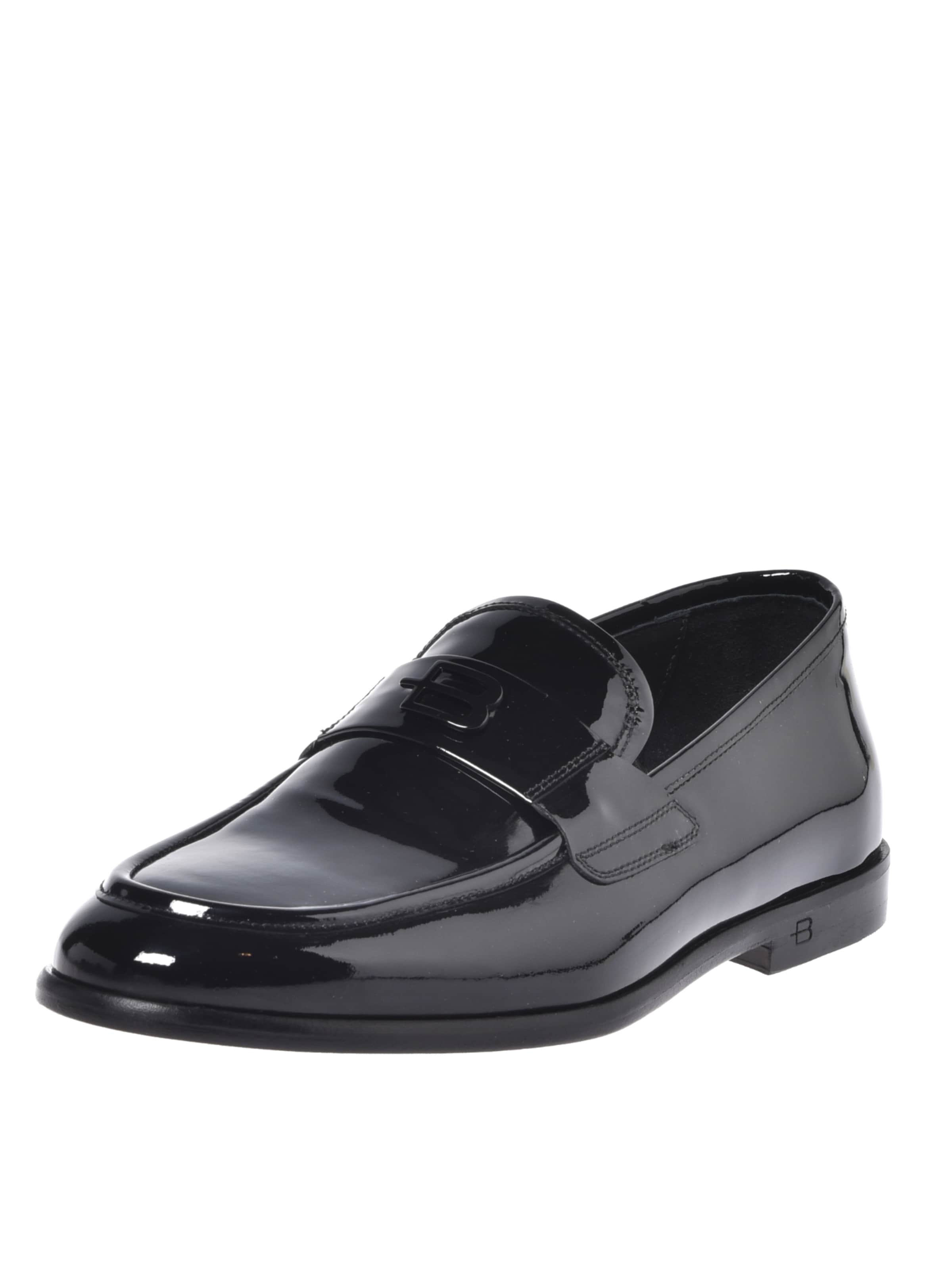 BALDININI Slip-ons in Black: front