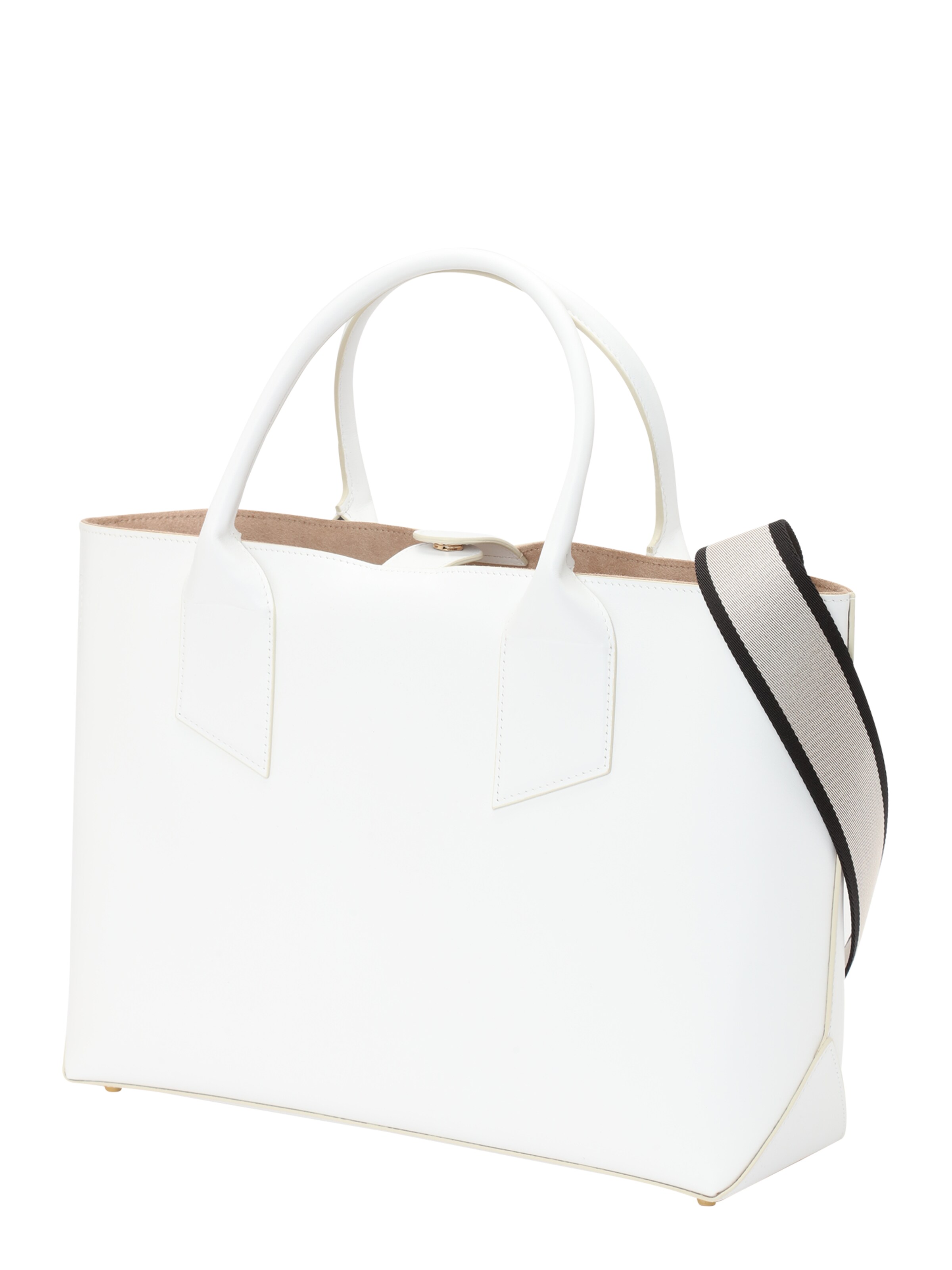 N°21 Shopper 'Vitello' in White