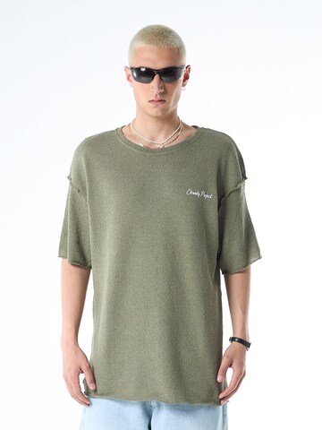 VAMOS CLO Sweater 'Cedar Rapids' in Green: front