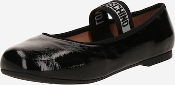 Love MoschinoOtvorene balerinke - crna boja: prednji dio