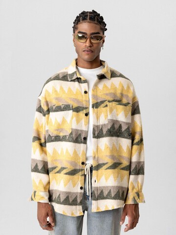 Regular fit Camicia 'Rodrigo' di Dandalo in giallo: frontale