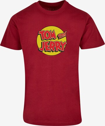 ABSOLUTE CULT Shirt 'Tom and Jerry' in Rood: voorkant