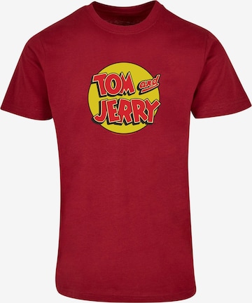 ABSOLUTE CULT Shirt 'Tom and Jerry' in Rood: voorkant
