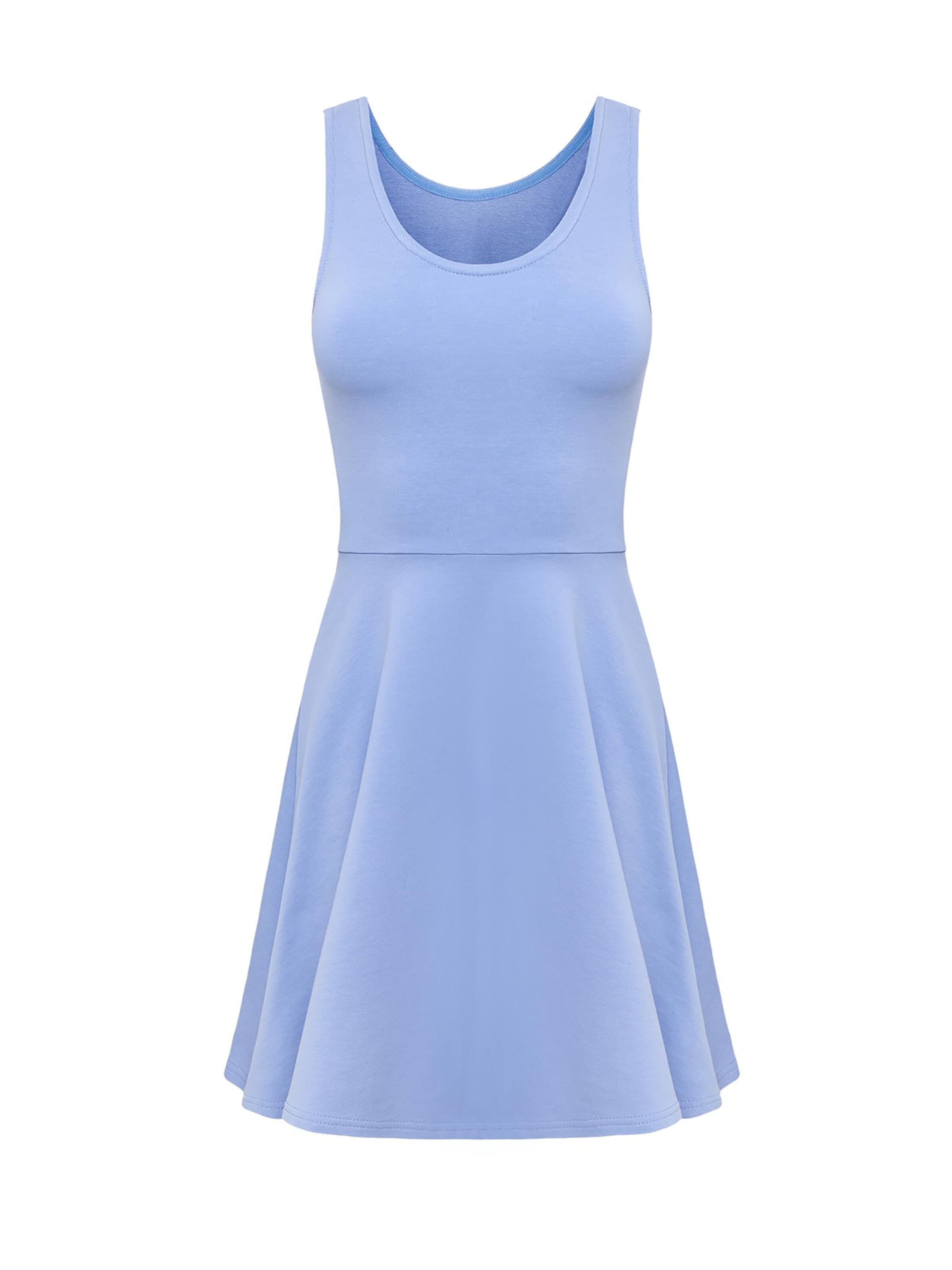 Robe 'Stacy' mandragora en bleu : devant