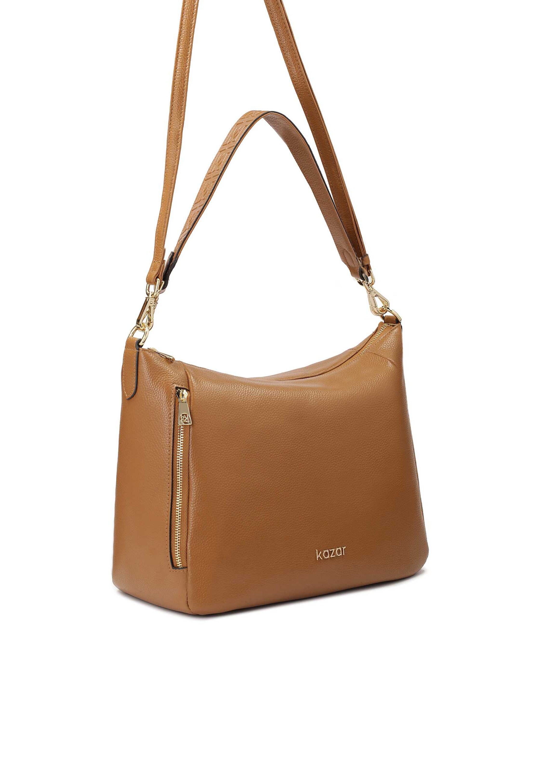 Kazar Shoulder Bag in Brown
