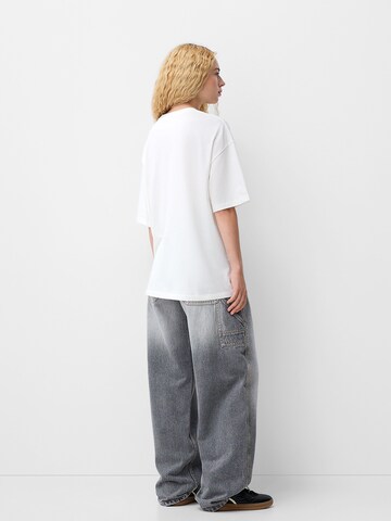 Bershka Oversized shirt in Wit