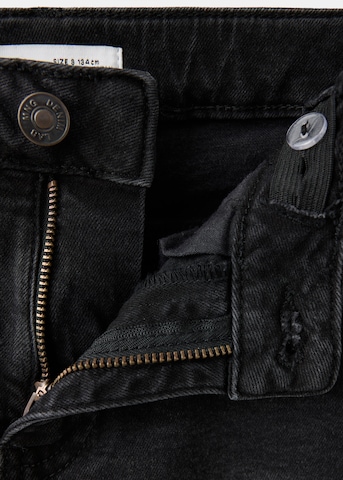 MANGO KIDS Slimfit Jeans i svart