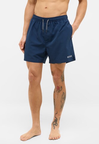 MUSTANG Shorts 'Oceanside' in Blau: Vorderseite