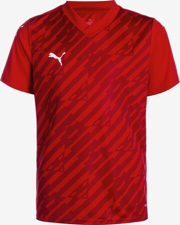 Maglia funzionale 'TeamULTIMATE' di PUMA in rosso: frontale