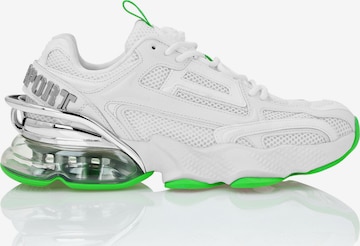 Sneaker bassa di Plein Sport in bianco: frontale