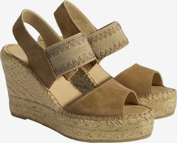 Desa Espadrilles 'Keil-Espadrilles' in Beige: voorkant