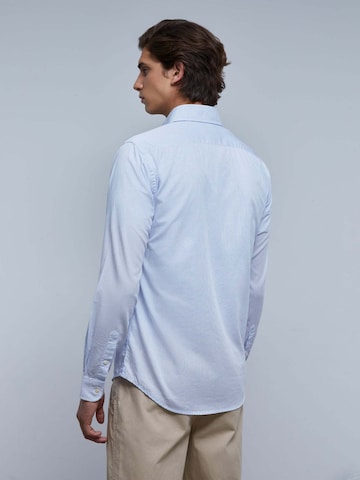 Scalpers Regular fit Button Up Shirt 'Elisée' in Blue