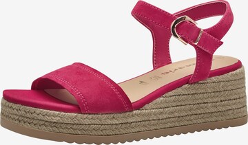 TAMARIS Sandals in Pink: front