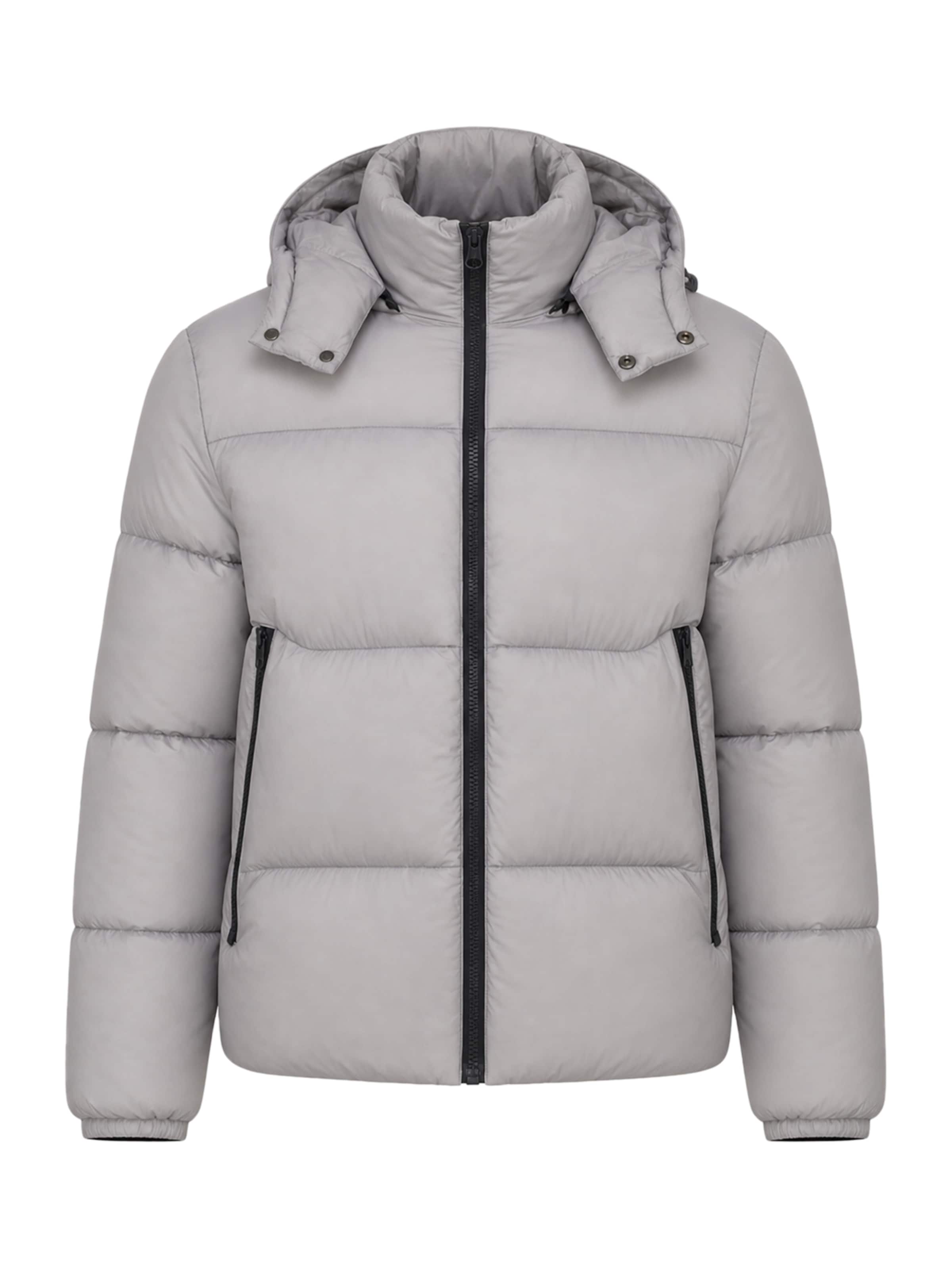 Veste mi-saison BRAVE SOUL en gris : devant