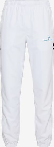 Tapered Pantaloni sportivi 'Termoli' di Sergio Tacchini in bianco: frontale