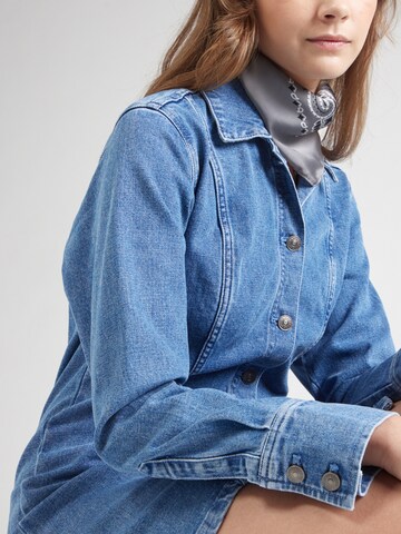Abercrombie & Fitch Shirt dress in Blue