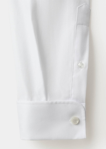 MANGO MAN Slim Fit Hemd 'Bruce' in Weiß