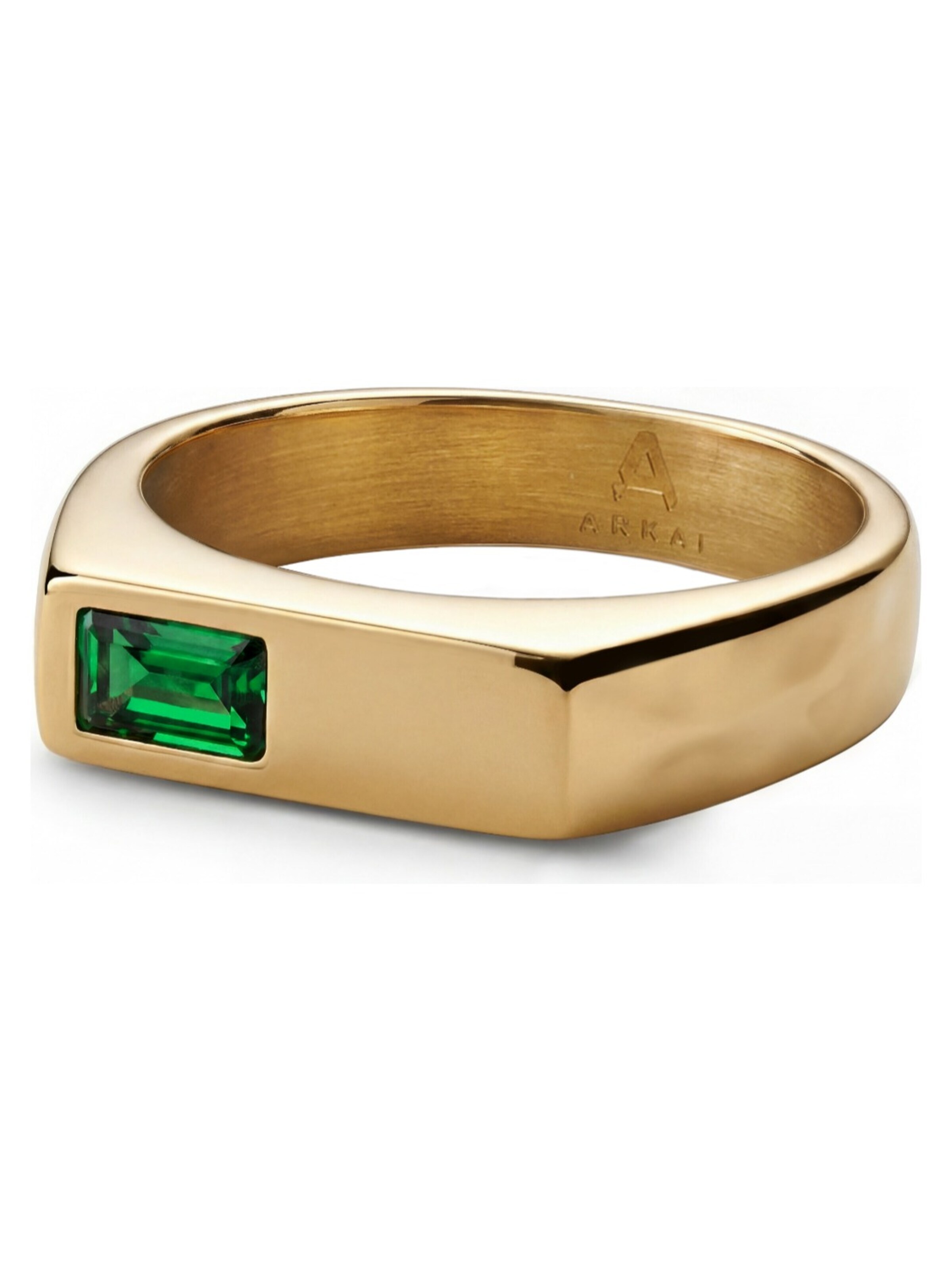 Arkai Ring 'Mediterranean' in Gold: front