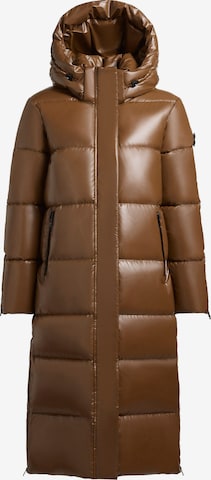 Manteau d’hiver 'Hedd2' khujo en marron : devant
