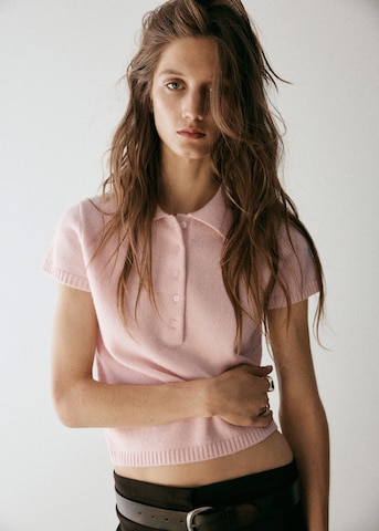 Pullover 'MANDARIN' di MANGO in rosa: frontale