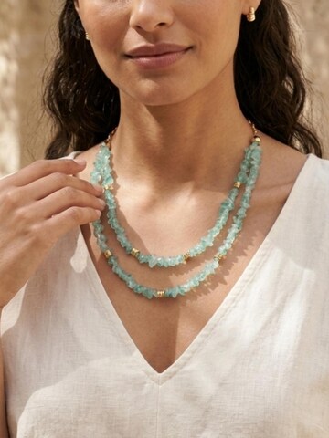 Chaîne 'Ocean Chip Necklace' THE GEM STORIES JEWELRY en bleu