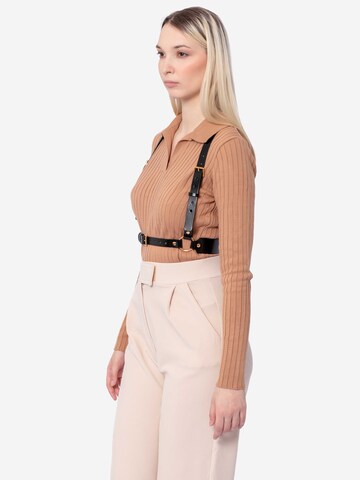 Haute Cuir Belt 'Harness' in Black