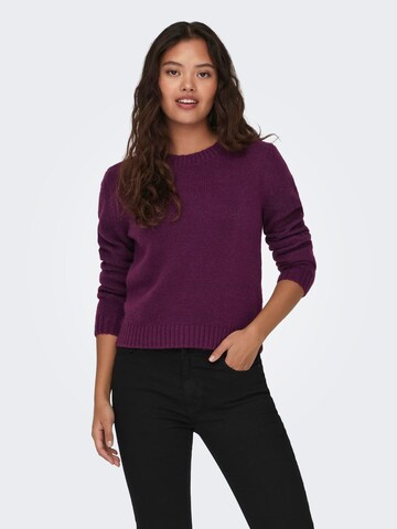 Pull-over 'Silja' JDY en violet : devant