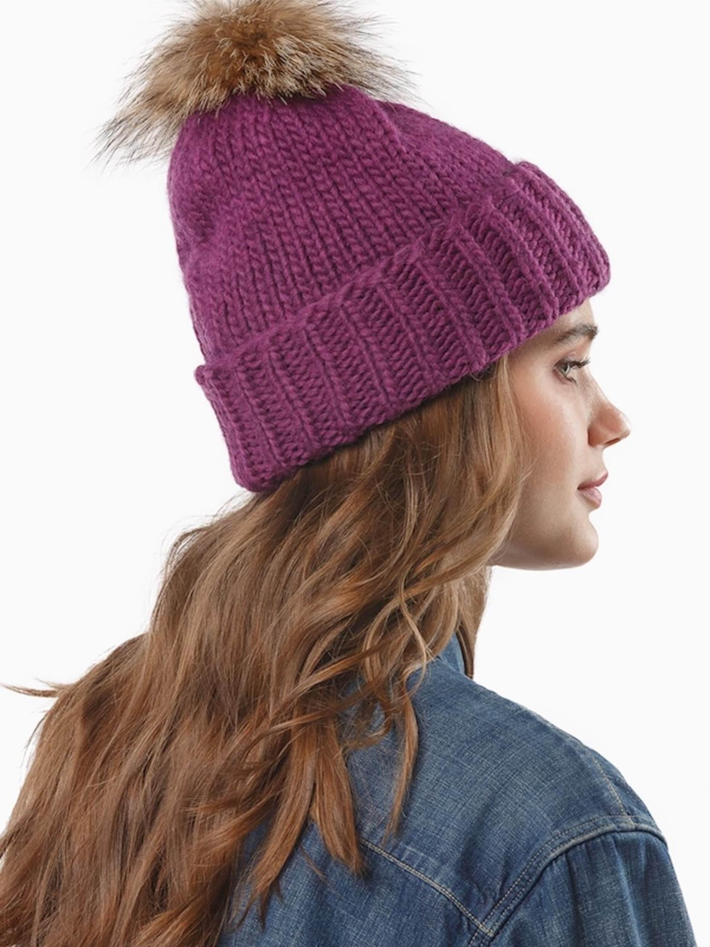 Bonnet Marhatter en violet