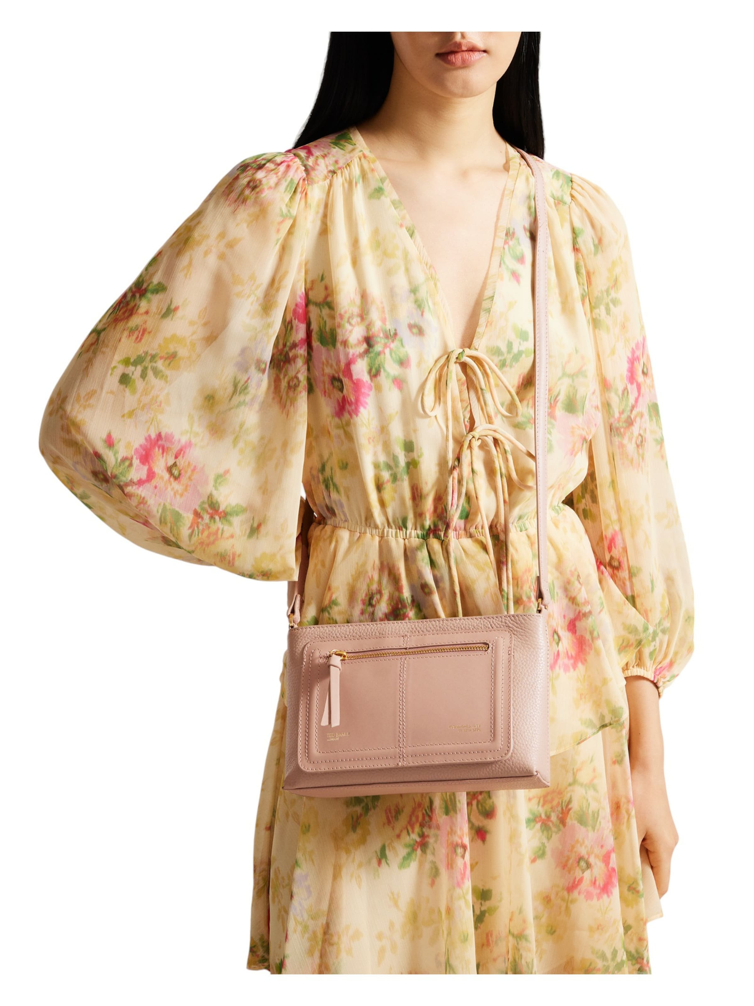 Ted Baker Schoudertas 'NISHU' in Beige: voorkant