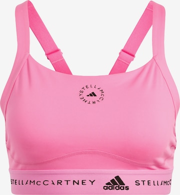 ADIDAS BY STELLA MCCARTNEY Sports Bra ' 'Truepurpose Medium Support' in Pink: front