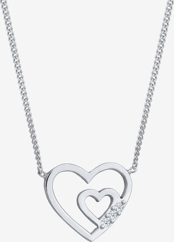 Elli DIAMONDS Ketting in Zilver: voorkant